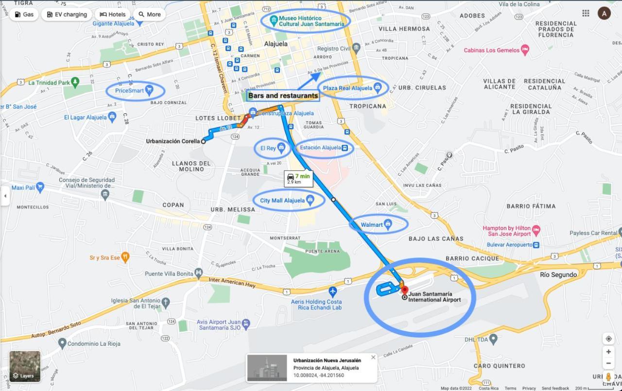 5 Min From The Airport - Perfect Stop 알라후엘라 외부 사진